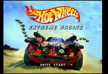 Hot Wheels Extreme Racing Title Screen